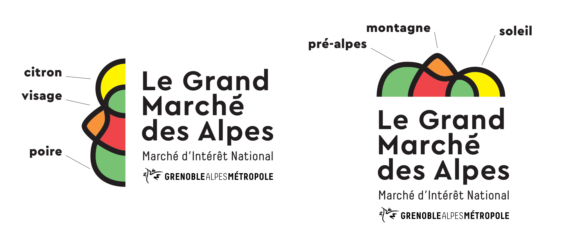 Présentation nouveau logo Grand Marché des Alpes Grenoble